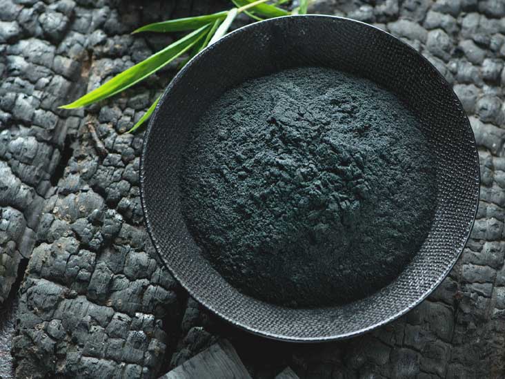 Charcoal derived activated carbon
