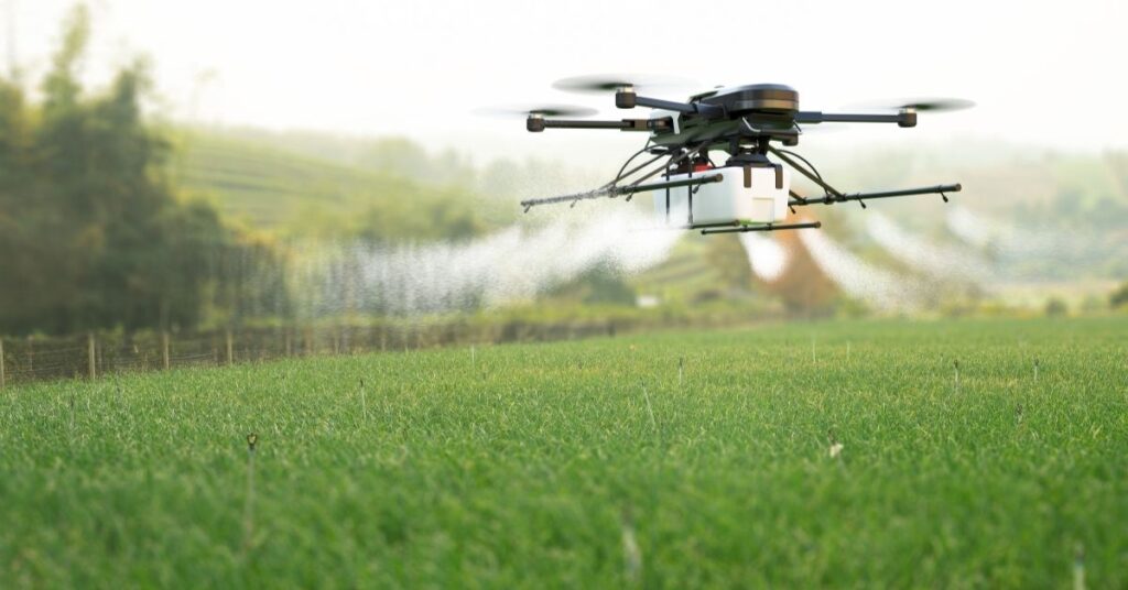 manfaat drone sprayer untuk sawah