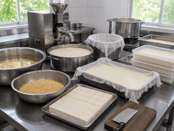 peralatan untuk usaha produksi tahu