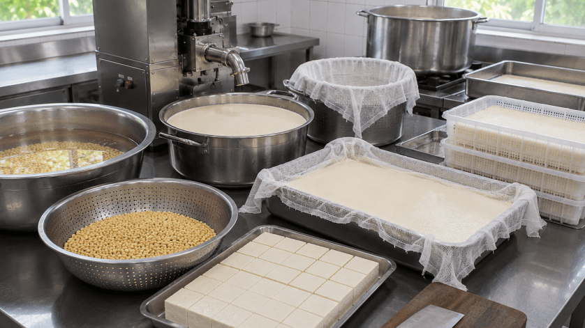 peralatan untuk usaha produksi tahu