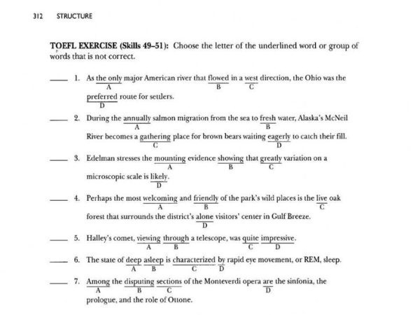 latihan soal structure TOEFL ITP