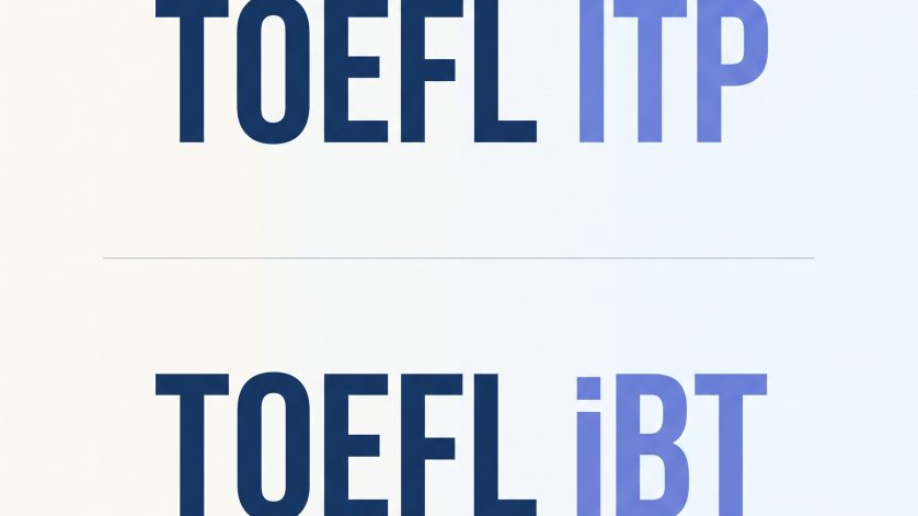 Cara memilih jenis TOEFL